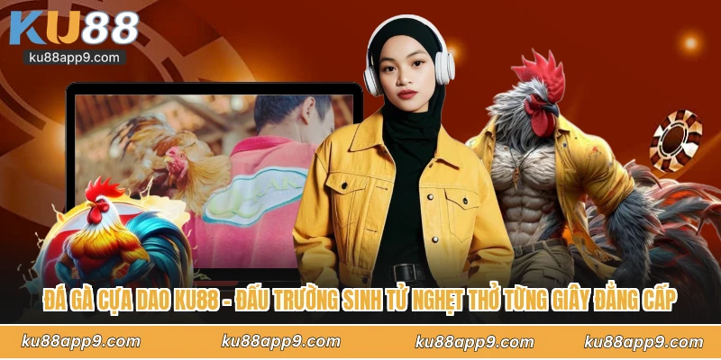 Đá Gà Cựa Dao Ku88 - Đấu Trường Sinh Tử Nghẹt Thở Từng Giây 1 Đá gà cựa dao